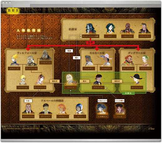 巌窟王 Official Site